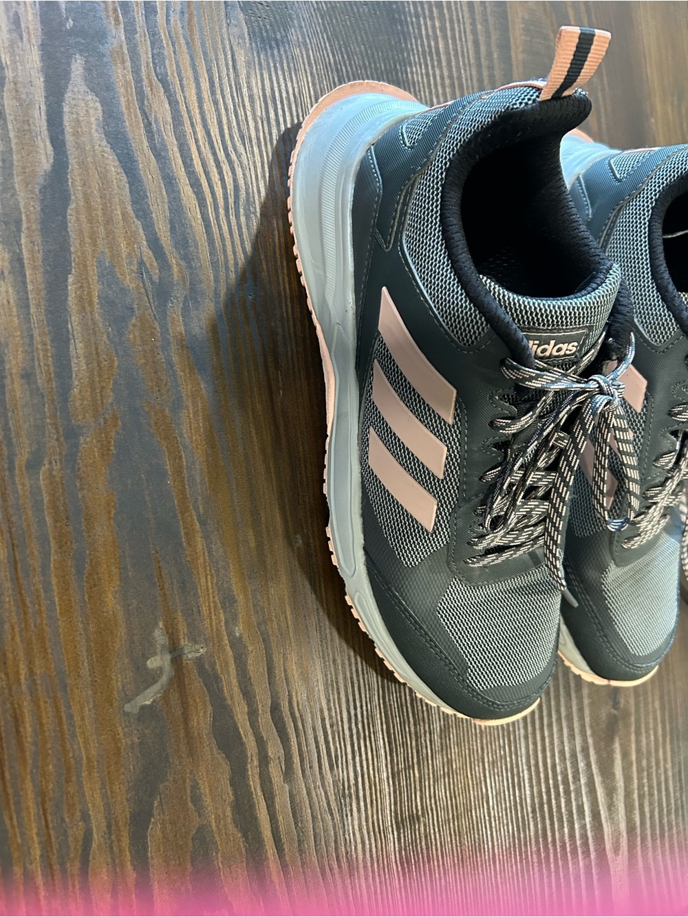 adidas Navy with Blush Accent Running Shoes